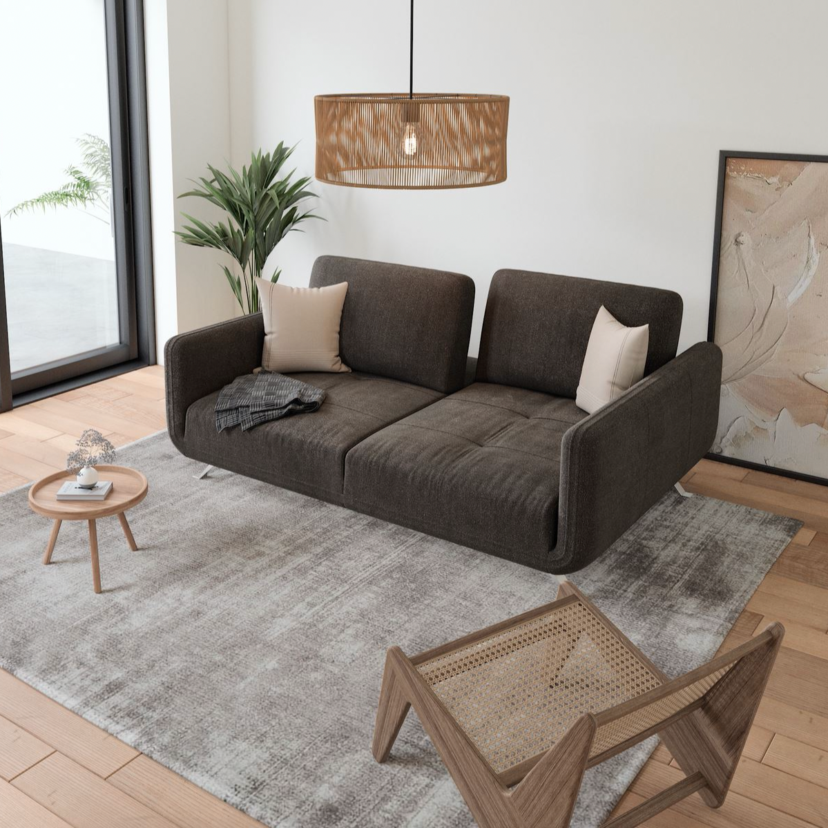 Custom fabric sofa deals