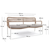Cailin 2 Seater Sofa (Display As-Is)