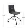 Ralfi Black Office Chair