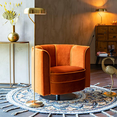 Eclipse Floor Lamp Brass