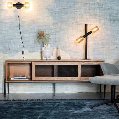 Hardy Oak TV console (1.6m) (As-Is)