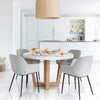 Konna Dining Chair (Grey Corduroy)