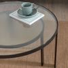 Oni Glass Nesting Table