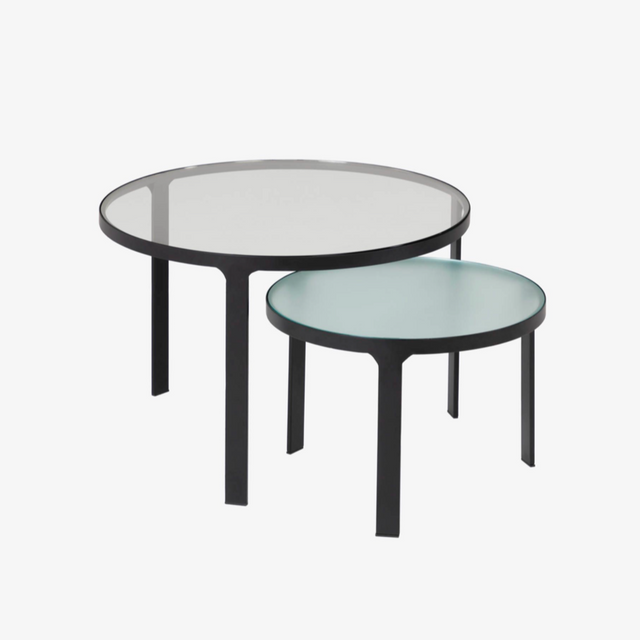 Buy Coffee Sidetable Singapore Glass Nesting Table Nook and Cranny