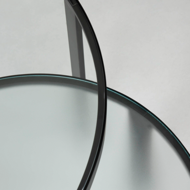 Buy Coffee Sidetable Singapore Glass Nesting Table Nook and Cranny