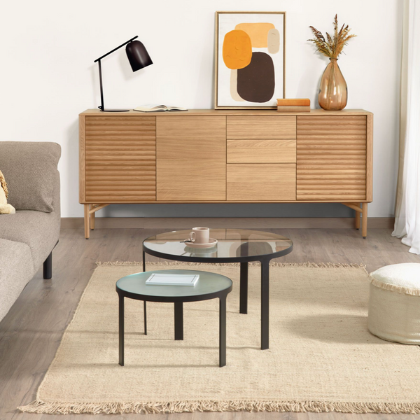 Buy Coffee Sidetable Singapore Glass Nesting Table Nook and Cranny