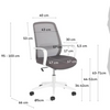 Tangier Grey Office Chair