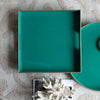 Turquoise Square Tray