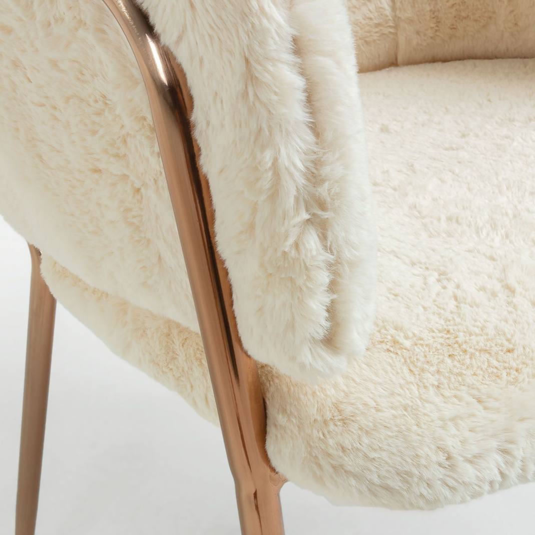 Fluffy dining chair hotsell
