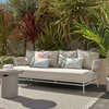 Mareluz 3 Seater Sofa (White Steel) (Display As-Is)