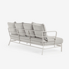 Mareluz 3 Seater Sofa (White Steel) (Display As-Is)
